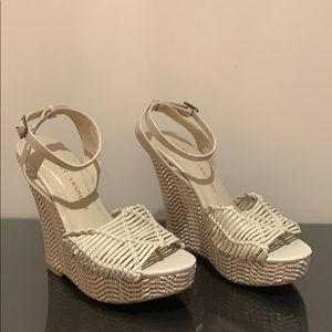 Chinese Laundry Simple Sweet Women Open Toe Wedge